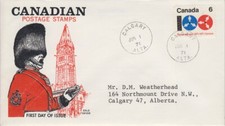 CANADA #542 6¢ CENSUS CENTENARY ON COLE CACHET FIRST DAY COVER - B