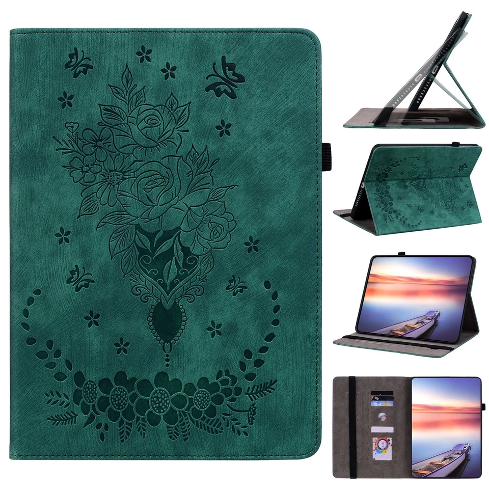 Tablet Case [Select Model] - Leather Flip Case Protective Cover with Stand D02TX - Image 1 of 1