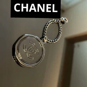 CHANEL Women's Keyholder Accessory Logo Bag Charm Black From Japan y2739 - Picture 1 of 14