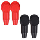  4 Pcs Battery Pile Cover Pvc Terminal Covers Caps Spacers for Kit