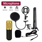 Studio Condenser Microphone Kit with Adjustable Mic Suspension Arm for Recor
