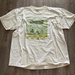 Vintage 90s Vermont Cotton "Let There Be Peace In The Country" Angel T-Shirt XL - Bild 1 von 6