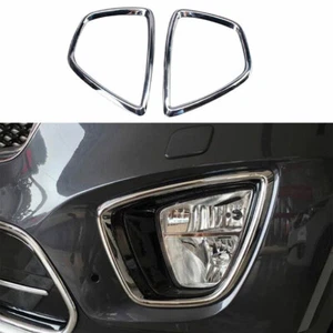 For Kia Sorento 2016-2018 Chrome Car Front bumper Fog Light Lamp Cover Trim 2pcs - Picture 1 of 5