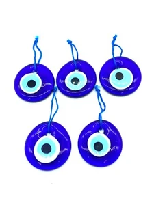5 pcs 2 Inch/5 cm Glass Evil Eye Talisman #5402 - Picture 1 of 5