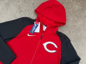 Nike MLB Authentic Collection Cincinnati Reds Zip Dugout Jacket Men Size Large - Picture 1 of 8