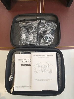 Remote Control Quadcopter S28 with Camera 2 Li-ion batteries extra propellers - Image 1 of 4