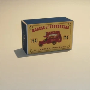 Autobús Matchbox Lesney Yesteryear 2 a 1911 Tipo B Londres Estilo D1 Caja de reproducción - Imagen 1 de 4