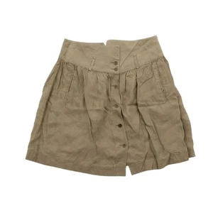 Stefanel Women's Mini Skirt Tan 100% Viscose - Picture 1 of 5