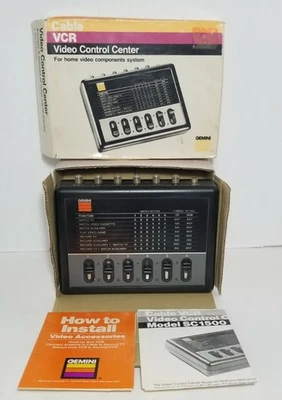 Componentes domésticos Gemini Cable VCR Video Control Center SC1500 NUEVO EN CAJA 6 entradas  Foto 1 de 4