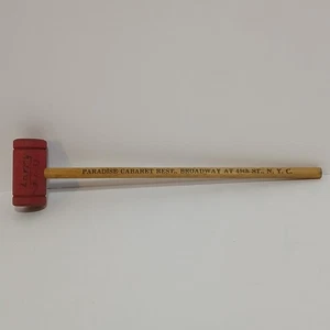 1933 Tischklopfer aus Paradies Kabarett Restaurant. Broadway At 49th N.Y. - Bild 1 von 5