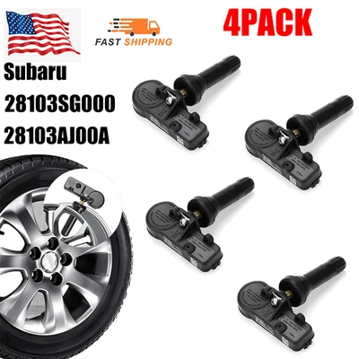 4X For Subaru TPMS Tire Air Pressure Sensors Replacement 28103SG000/AJ00A 08-16 - Image 1 of 4