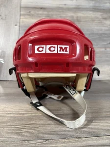 Vintage CCM BHT2U Hockey Helmet Red Size 51-56 cm 6 3/8 - 7 Made in Canada - Picture 1 of 11