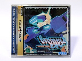 [With obi and postcard] Cyber ​​Troopers Virtual-On Sega Saturn