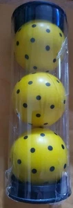 Paquete de 3 bolas de pickleball silenciosas espuma y pickleball suave entrenamiento de práctica amarillo - Imagen 1 de 3