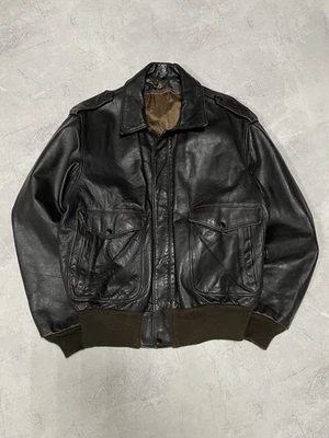 Schott Leather Bomber Vintage USA military - Image 1 of 4