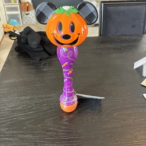 Disney Parks Halloween 2023 Mickey Kürbis Seifenblasenstab Neu mit Etikett - Bild 1 von 1