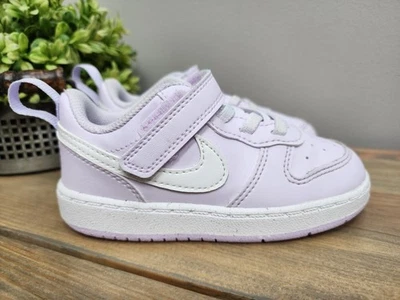 Nike Court Borough Low Recraft (TD) Barely Grape Toddler Girl's Sneakers 8C - Image 1 of 4