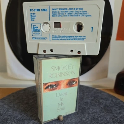 Smokey Robinson - Deep In My Soul - 1977 RARE Motown Records Cassette Free P&P  - Image 1 of 4