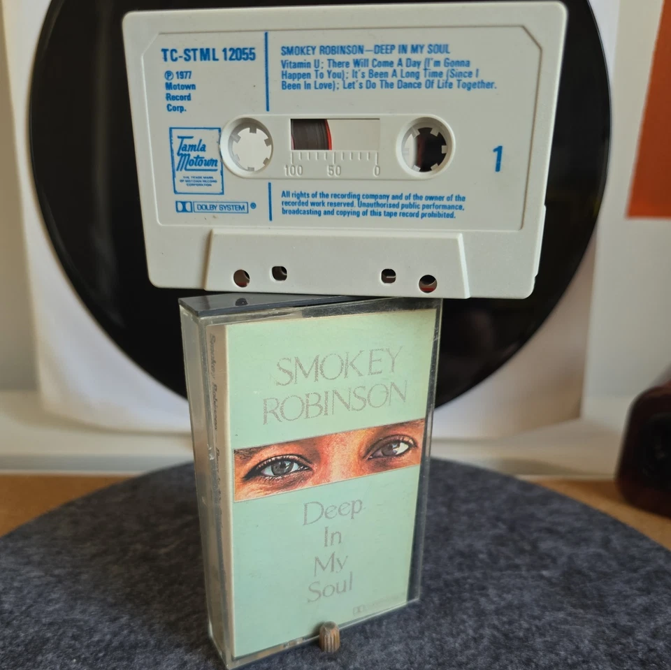Smokey Robinson - Deep In My Soul - 1977 RARE Motown Records Cassette Free P&P  - Image 1 of 4