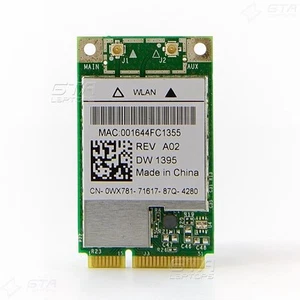 Laptop Dell tarjeta wifi inalámbrica CN-0WX781 BCM94312MCG - Imagen 1 de 2