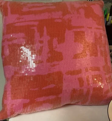 Kate Spade New York Pillow Sequin Design In Pinks NWOT STUNNING 18”x18” - Image 1 of 4