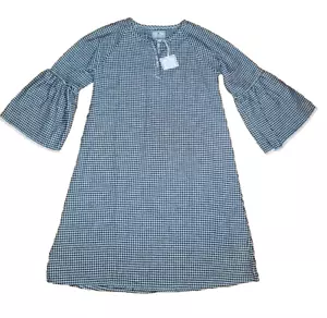 Petite Plume Girls West End 3/4" Sleeve Houndstooth Seraphina Nightgown size 8 - Picture 1 of 2