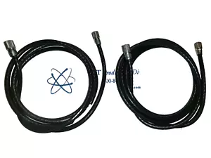 RG-6 Cavi Coassiali per Connettori Torsione Interno/Esterno - 6ft - 2PZ - Foto 1 di 1