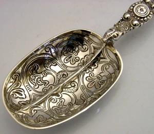 LARGE 110g ENGLISH STERLING SILVER CORONATION BAPTISM SPOON KIND EDWARD 1901 - Picture 1 of 8