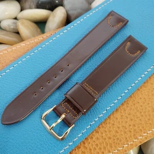17.6mm Kreisler Classic Shell Cordovan Lo28928ng 1950s Unused Vintage Watch Band - Picture 1 of 6