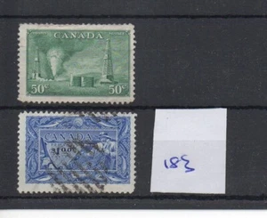 Canada - (183) George V1 - 1950/51 50c & $1 - two values - used - SG Cat £6 - Picture 1 of 1