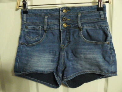 # REVOLUTION by REVOLT JRS 5 (26x2.5) DENIM BOYFRIEND SHORTS-MID RISE-HIGH WAIST - Image 1 of 4