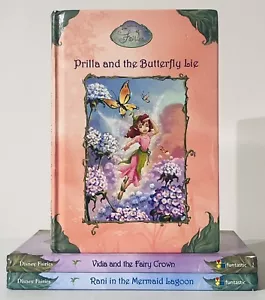 Disney Fairies Book Bundle x 3 Children’s Hardcover Prilla Vidia Rani - Picture 1 of 4