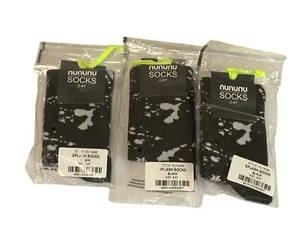 Nununu Splash Socks 3-Pair Set in Black - Picture 1 of 2