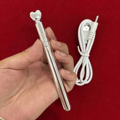 Consolador Vibrador Delgado Clítoris Estimulador Vaginal Masturbador Femenino Juguetes Sexuales Anal Foto 1 de 4