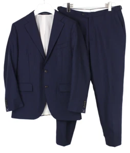 SUITSUPPLY La Spalla / Brescia Suit Men's UK 42S / uk 42 Wool Notch Lapel Blue - Picture 1 of 13