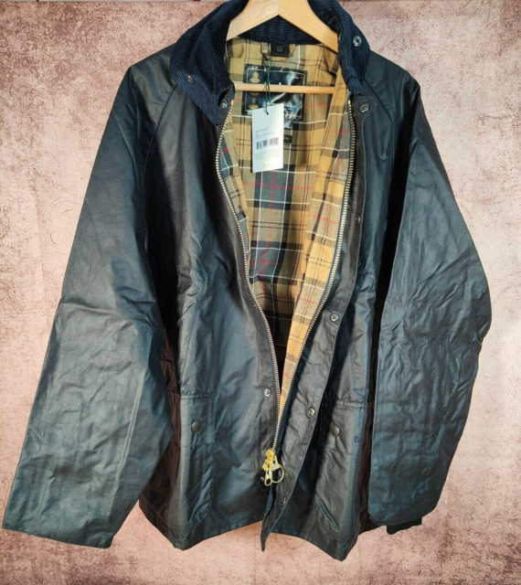 Barbour Chaqueta clásica de algodón encerado Bedale para hombre 36 Olive,  Verde -Oliva