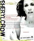 1996  Sheryl Crow "If It Makes You Happy" Song Release Industry Promo Reprint Ad