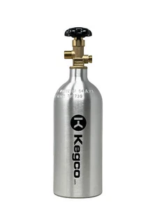 NEW Kegco 2.5 lb. Aluminum Co2 Tank - Picture 1 of 6