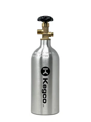 NEW Kegco 2.5 lb. Aluminum Co2 Tank