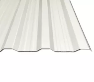 Trapezblech RAL9010 Weiß T18DR Stahl 0,5mm 1. Wahl bis 8m Dachblech (23,98 €/m²) - Bild 1 von 7