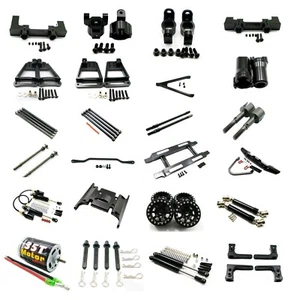 Aluminum Alloy Metal Upgrade DIY Parts black Fit for 1/10 HPI Venture FJ RC Car - Picture 1 of 74