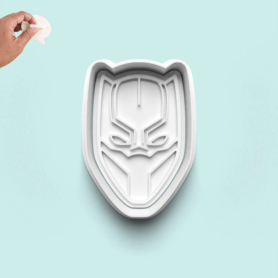 Marvel Black Panther Cookie Fondant Cutter Embosser + Handle - image 1 of 1