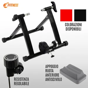 RULLO BICI ALLENAMENTO INDOOR RESISTENZA MAGNETICA MOUNTAIN BIKE 24-29 CORSA 700 - Foto 1 di 13