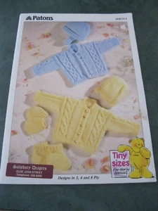 Patons: Tiny Sizes: Designs in 3,4 & 8ply: Book no. 1078 . : Preloved - Picture 1 of 5