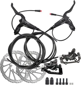 EBike Hydraulic Brakes 2-Pistons Power-Off Hydraulic Disc Brake Caliper Lever   - Picture 1 of 8