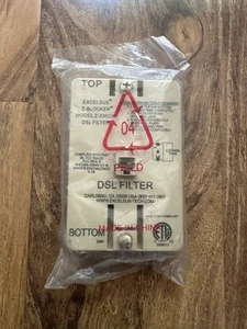 NEW - Excelsus - Z-BLOCKER - Single DSL PHONE WALL MOUNT FILTER - Afbeelding 1 van 1