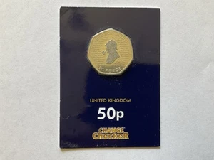 Sherlock Holmes 50 P colorierte Münze 2019 in sehr gutem Zustand - Bild 1 von 3