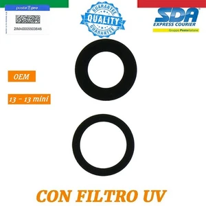 LENTE VETRO FOTOCAMERA POSTERIORE ORIGINALE CON FILTRO UV PER IPHONE 13 13 MINI - Imagen 1 de 2