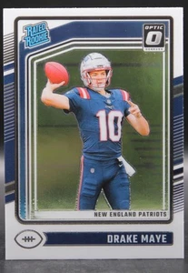 2024 Panini Donruss Optic - Rated Rookie Drake Maye #229 Base Prizm (RC) - Picture 1 of 2