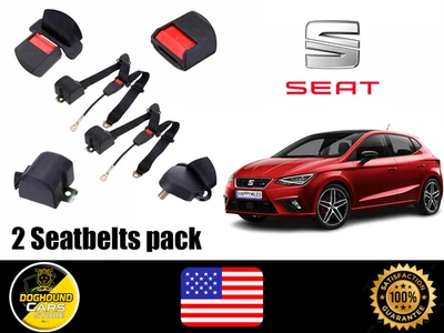 For All Seat 2 Car Seat Belts Front Seats High Quality Breathable Elastic Fit - Image 1 of 4